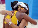 Meninas do vôlei de praia são ouro em Medellín